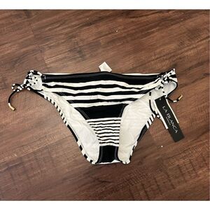La Blanca NWT Black White Swimsuit Bottoms, Sz 10